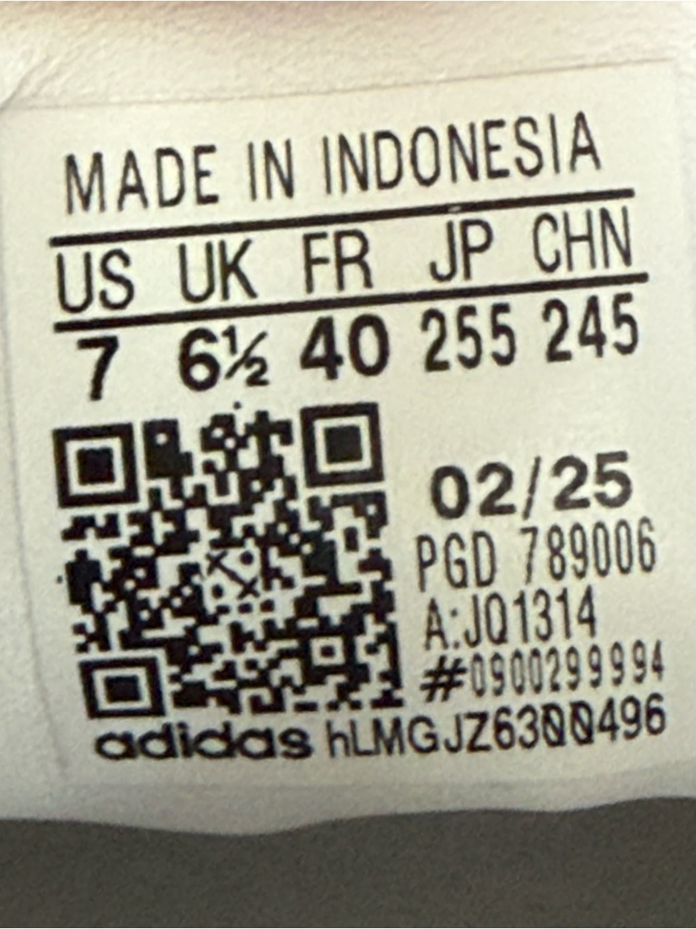 Adidas Sambae - Size 7 Y (fits women’s 8 / mens 7) - White / Mint JQ1314 - NWT - Picture 4 of 4